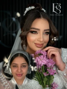 میکاپ عروس در سالن زیبایی الهه قلیپور در اسلامشهر